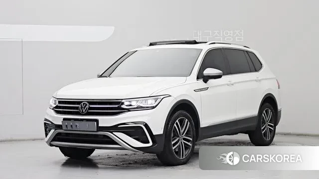 Volkswagen Tiguan Allspace 2024 Белый из Кореи