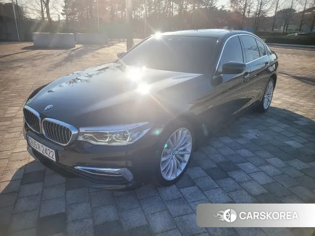 BMW 5 Series (G30) 2018 Черный из Кореи