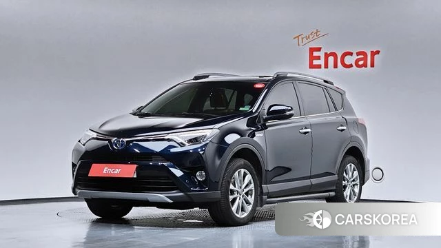 Toyota RAV4 2018 Синий из Кореи