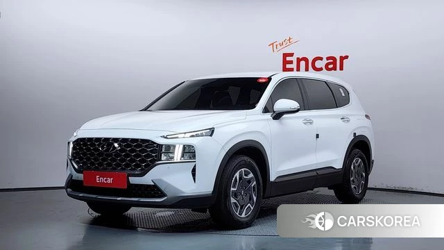 Hyundai The New Santa Fe 2023 Белый из Кореи