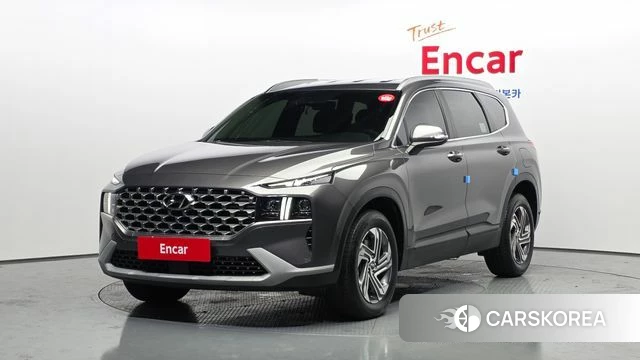 Hyundai The New Santa Fe 2023 Серый из Кореи