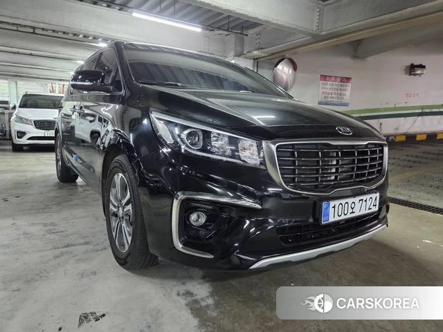 Kia The New Carnival 2019 Черный из Кореи