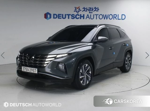 Hyundai Tucson Hybrid (NX4) 2022 Серебристо-серый из Кореи