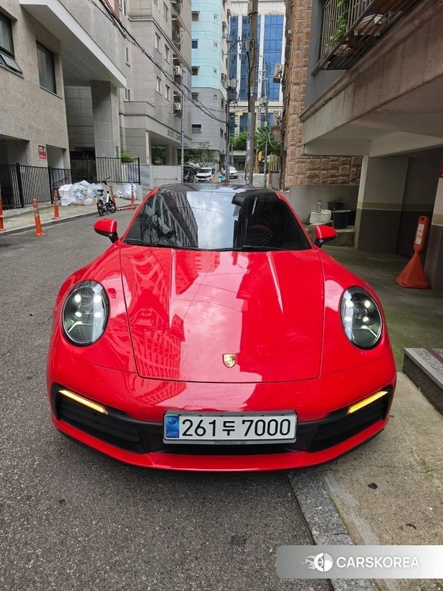Porsche 911(992) 2020 Красный из Кореи