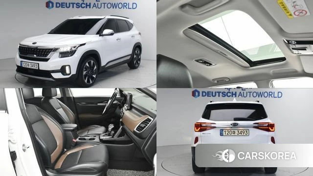 Kia Seltos 2021 Белый из Кореи