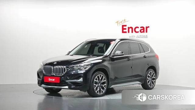 BMW X1 (F48) 2022 Черный из Кореи