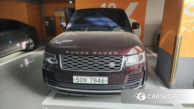 Land Rover Range Rover 4th Generation 2018 Красный из Кореи