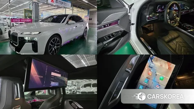 BMW 7 Series (G70) 2024 Белый из Кореи