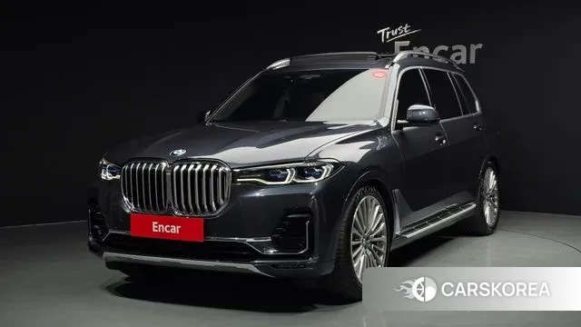 BMW X7 (G07) 2021 Черный из Кореи