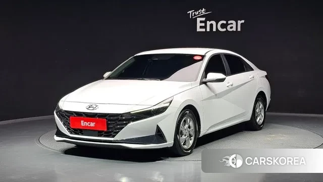 Hyundai Avante (CN7) 2021 Белый из Кореи