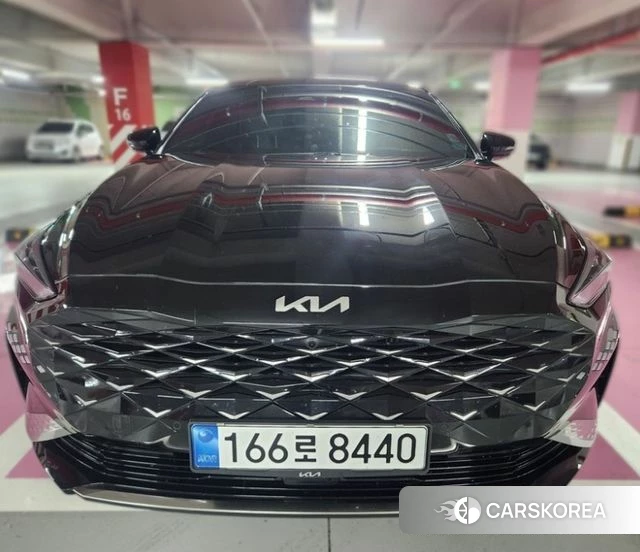 Kia K8 Hybrid 2022 Черный из Кореи