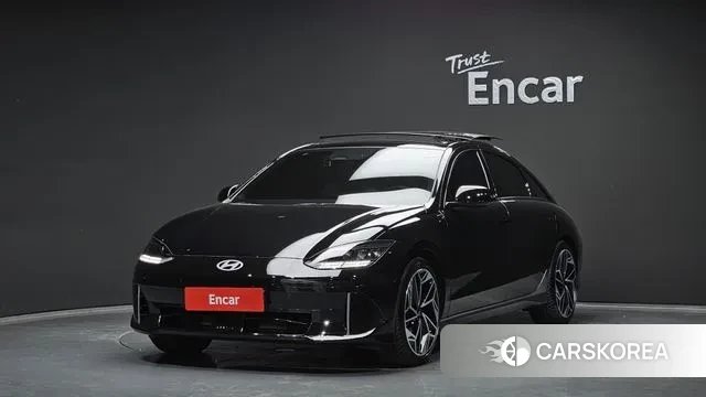 Hyundai Ionic 6 2022 Черный из Кореи