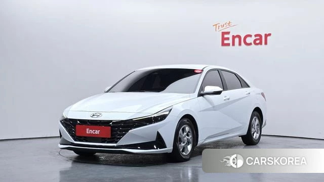 Hyundai Avante (CN7) 2022 Белый из Кореи