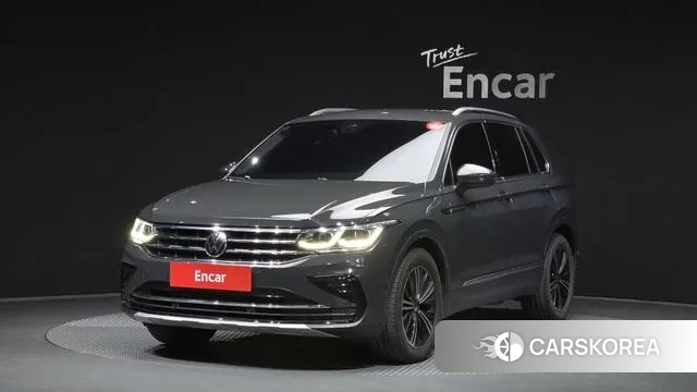 Volkswagen Tiguan second Generation 2021 Серый из Кореи