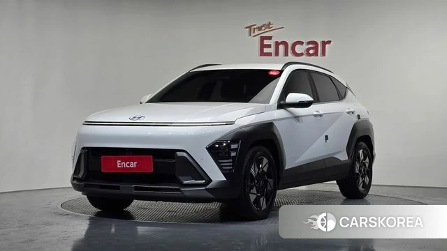 Hyundai Kona Hybrid (SX2) 2023 Белый из Кореи