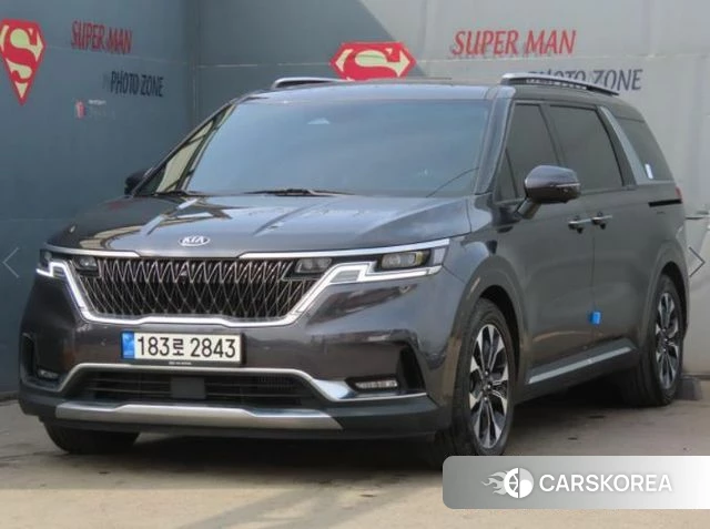 Kia Carnival 4th generation 2020 Серый из Кореи