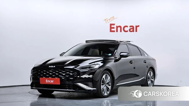 Kia K8 Hybrid 2021 Черный из Кореи