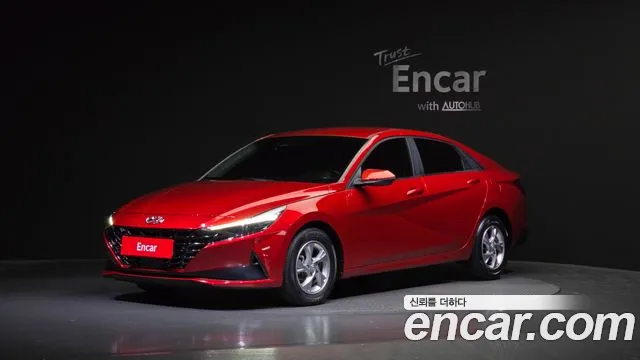 Hyundai Avante (CN7) 2020 Красный из Кореи