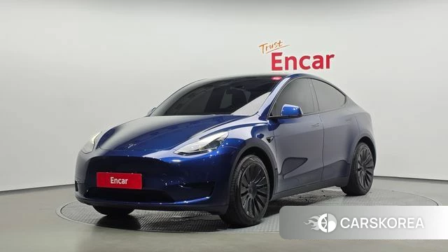 Tesla Model Y 2024 Синий из Кореи