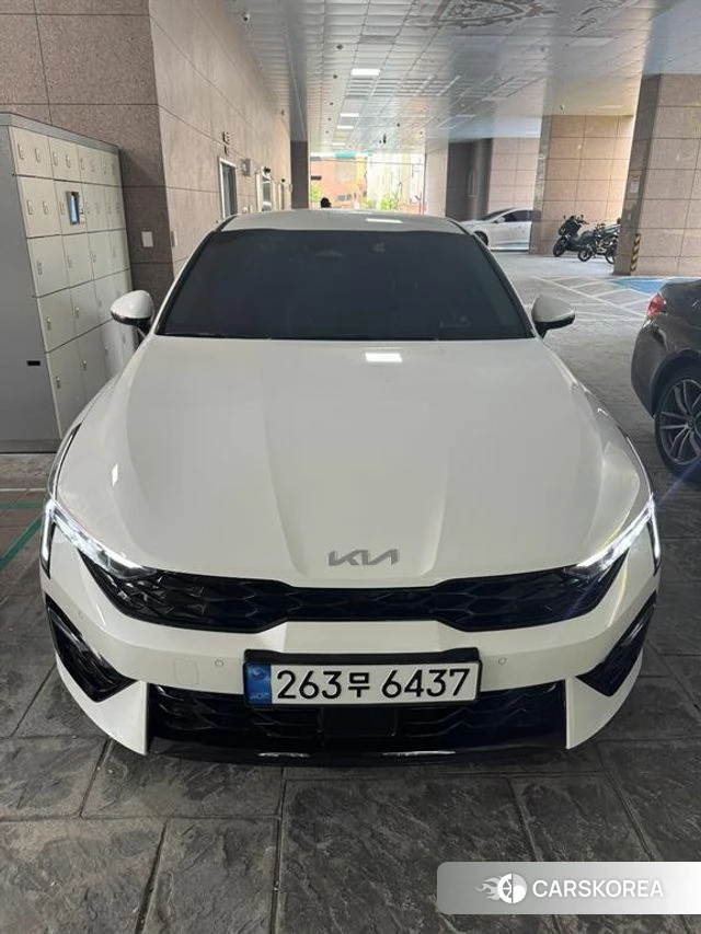 Kia The New K5 3rd generation 2024 Белый из Кореи