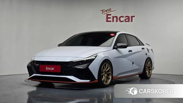 Hyundai Avante (CN7) 2021 Белый из Кореи