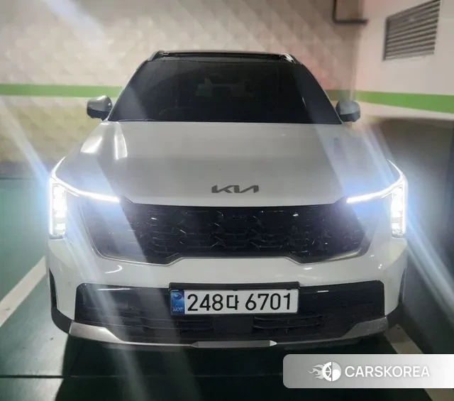 Kia The New Sorento 4th Generation 2024 Белый из Кореи