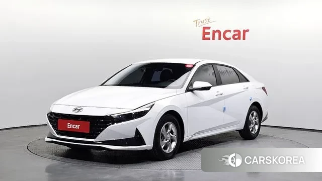 Hyundai Avante (CN7) 2022 Белый из Кореи