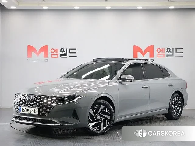 Hyundai The New Grandeur IG Hybrid 2021 Серый из Кореи