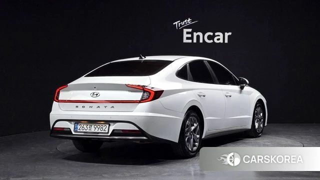 Hyundai Sonata (DN8) 2019 Белый из Кореи