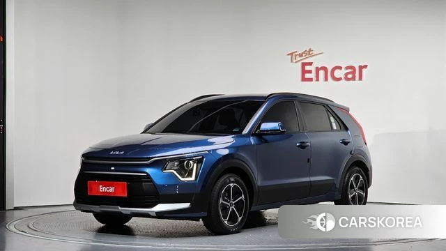 Kia Di Ol Nu Niro 2022 Синий из Кореи