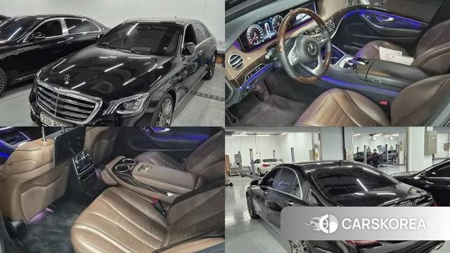 Mercedes-Benz S-Class W222 2018 Черный из Кореи