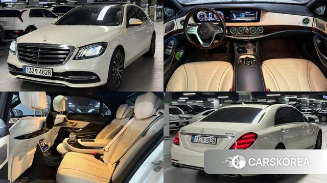Mercedes-Benz S-Class W222 2019 Белый из Кореи