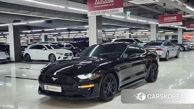 Ford Mustang 2021 Черный из Кореи