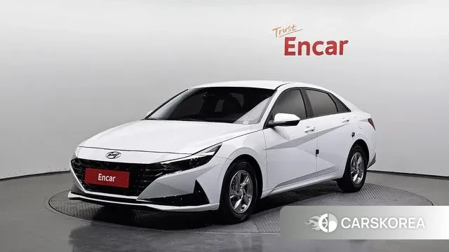 Hyundai Avante (CN7) 2020 Белый из Кореи
