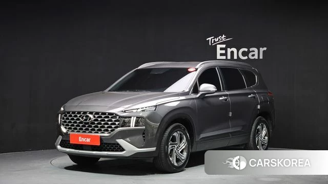 Hyundai The New Santa Fe 2021 Серый из Кореи