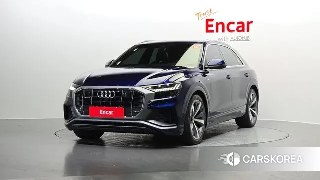 Audi Q8 (4M) 2022 Синий из Кореи