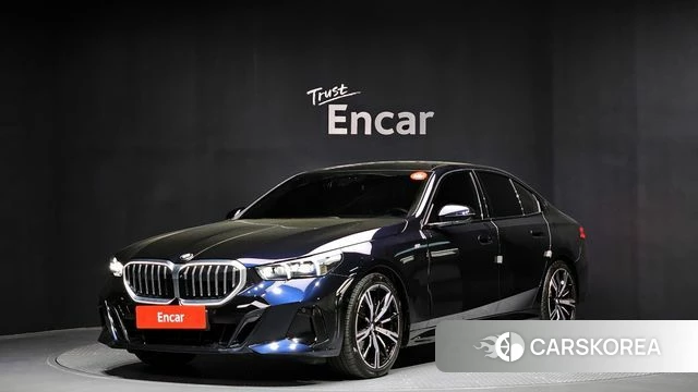 BMW 5 Series (G60) 2024 Синий из Кореи
