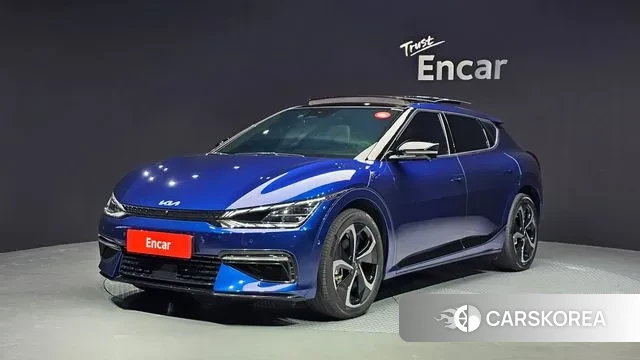 Kia EV6 2022 Синий из Кореи