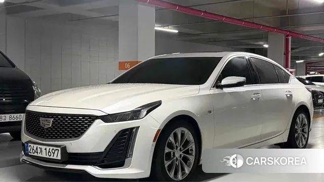 Cadillac CT5 2020 Белый из Кореи