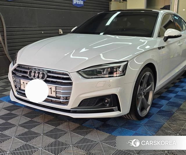 Audi A5 (F5) 2019 Белый из Кореи