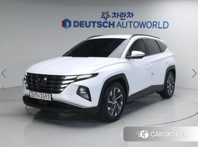 Hyundai Tucson (NX4) 2021 Белый из Кореи