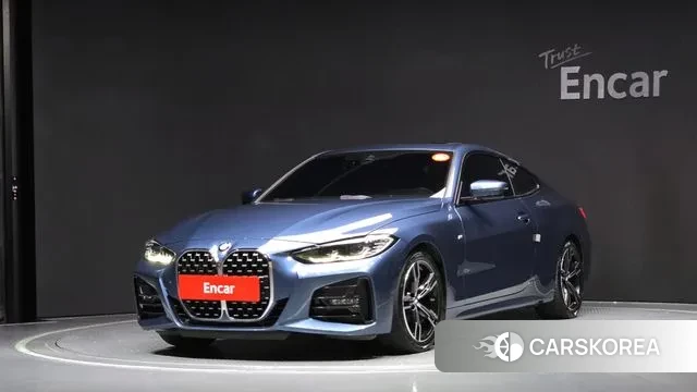 BMW 4 Series (G22) 2021 Синий из Кореи