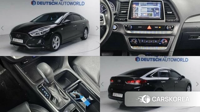 Hyundai Sonata New Rise 2019 Черный из Кореи
