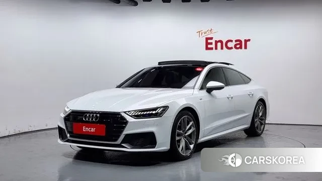 Audi A7 (4K) 2020 Белый из Кореи