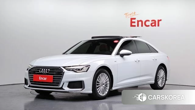 Audi A6 (C8) 2021 Белый из Кореи