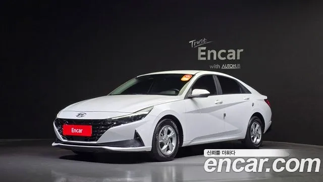 Hyundai Avante (CN7) 2021 Белый из Кореи
