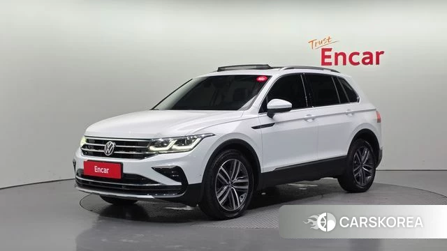 Volkswagen Tiguan second Generation 2023 Белый из Кореи