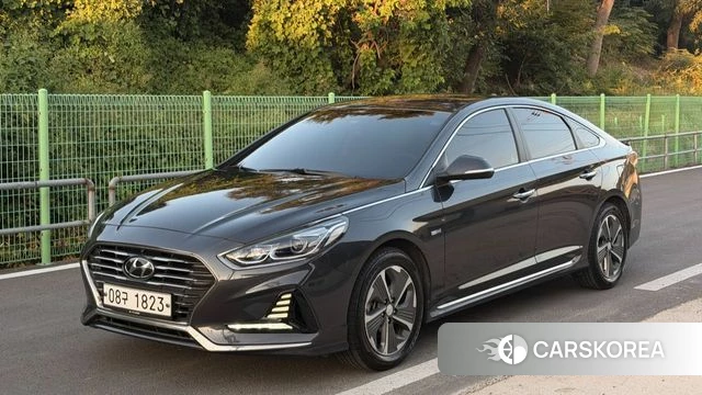 Hyundai Sonata New Rise Hybrid 2018 Серый из Кореи
