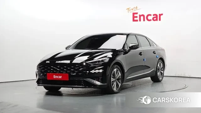 Kia K8 Hybrid 2023 Черный из Кореи