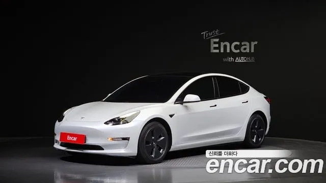 Tesla Model 3 2021 Белый из Кореи